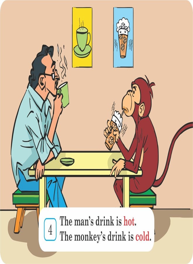 Brainy Bug Resources Flash Card for Teaching Language (Adjectives in Sentences), for Language_Skills | Audio-Enabled in Hindi, English, Punjabi, Tamil, Kannada, Telugu - Image 5
